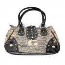 Beautiful Black Classic "G" Paris Handbag