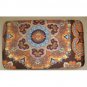 Brown Paisley FLAT Checkbook WALLET