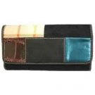 Patchwork Black Fashion Designer Wallet