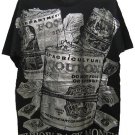Throwback Money Black / Silver Tall Tee XL