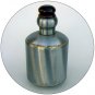 Decorative Iron Vase w/ Wood Cork - 16 Inch