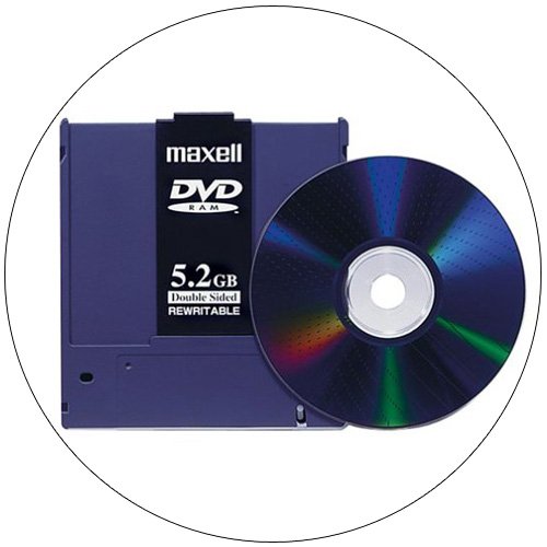 Maxell 636050 DVD 5.2GB Double-Sided Rewritable Disk (1-Pack)