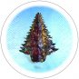 Hanging Metallic Christmas Tree - Foldout