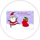 Cute Snow Santa Greeting Postcards: "Yo, Ho Ho Ho" 12 Ct. - No. MGC231CC - mjZOOM