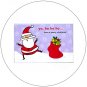 Cute Snow Santa Greeting Postcards: "Yo, Ho Ho Ho" 12 Ct. - No. MGC231CC - mjZOOM