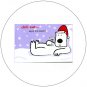 Cute Snow Bear Greeting Postcards: "Chill Out" 12 Ct. - No. MGC234CC - mjZOOM