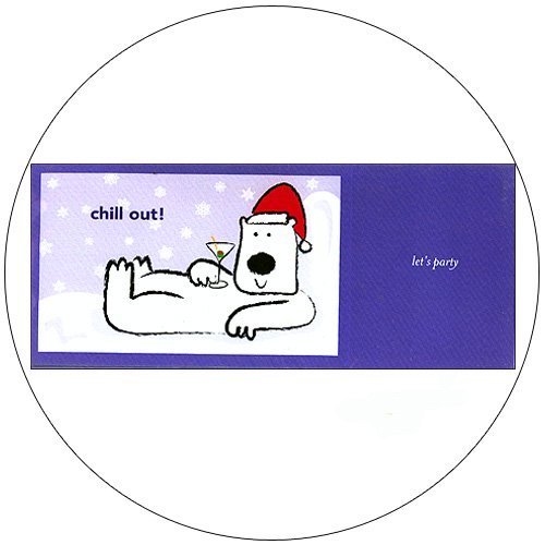 Cute Snow Bear Greeting Invitation Postcards: Chill Out!" 12 Ct. - No. MGC203CC - mjZOOM
