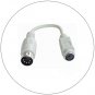 6" PS/2 Female to 5-Pin DIN Male Adapter