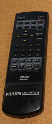 Philips Magnavox Remote Control 70812A For DVD - (Preowned - Very Good)