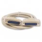 6' (1.82m) Shielded RS-232 Cable - Male DB25 to Male DB25 - Inland - Mod. 9112