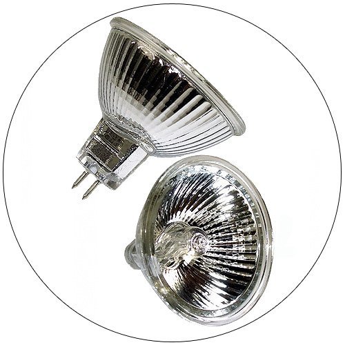 50 Watt MR16 Sunbeam MightyBulb &acirc;�&cent; Halogen Light Bulb - Front Glass - 2 Pack