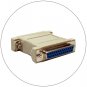 Gender Changer Adapter - Molded - Serial - DB25 Female - DB25 Female