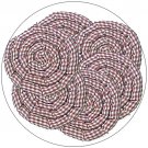 Gingerbread Swirl Hot Pad - Vanilla Scented - Set of 6 Pads