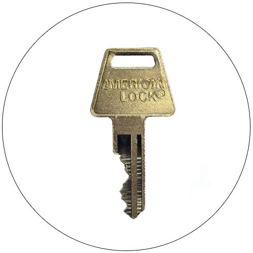 American Lock Replacement Key Set Code No. S02334 (Like New In Stock)