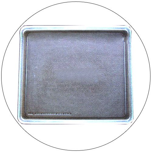 Microwave Rectangular Glass Tray 15 3/8" x 14" (Refurbished Like New)