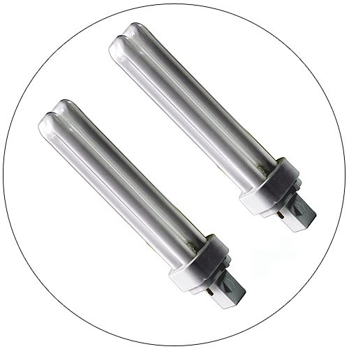 Pair (2 Qty) Sylvania Double Tube 2-PIN Fluorescent Bulb No. 20710 - CF26DD/830 (New In Stock)