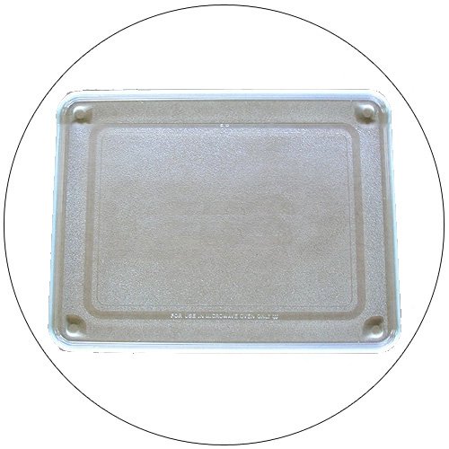 Microwave Rectangular Glass Tray 14 1/2 " X 11 3/8" (Refurbished Like