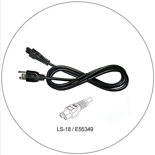 Three Prong Longwell Power Supply Cord LS18 / E55349 (New In Stock)