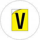 Durable Industrial Letters - Emedco No. CFC20-YL-V (New In Stock) Durable Industrial Letters - Emedco No. CFC20-YL-V (New In Stock)