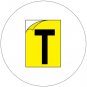 Durable Industrial Letters - Emedco No. CFC20-YL-T (New In Stock)