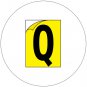 Durable Industrial Letters - Emedco No. CFC20-YL-Q  (New In Stock)