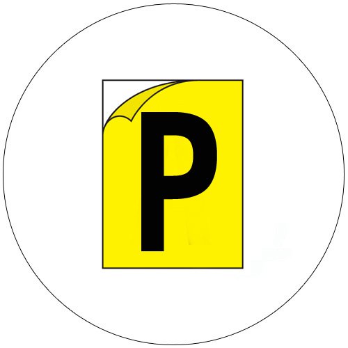 Durable Industrial Letters - Emedco No. CFC20-YL-P  (New In Stock)