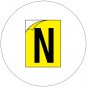 Durable Industrial Letters - Emedco No. CFC20-YL-N  (New In Stock)