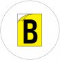 Durable Industrial Letters - Emedco No. CFC20-YL-B (New In Stock)