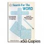 Bulk Lot 50 Qty "Search For The Word" Books. Save: $122.00