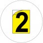 Durable Industrial Numbers - Emedco No. CFC20-YL-2 (New In Stock)