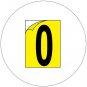 Durable Industrial Numbers - Emedco No. CFC20-YL-0 (New In Stock)