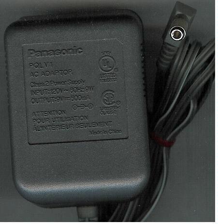 Panasonic Cordless Phone AC Power Supply Adapter No. PQLV1 (Refurbished)