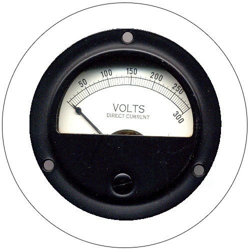 Vintage Hickok 0-300 Volt Panel Meter No. 561-101 (New Old Stock)
