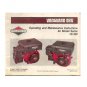 Original Briggs and Stratton Vanguard OHV Operating & Maintenance Instructions - 272142-7/89
