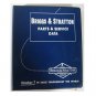 Original Briggs and Stratton Service Manual Parts & Service Data - 1963 (Vintage Collectible)