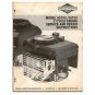 Original Briggs and Stratton Model 95700 / 96700 2 Cycle Engine Service & Repair - MS-9640