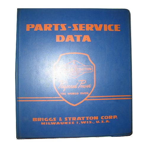 Original Briggs and Stratton Service Manual Parts & Service Data - 1964 (Vintage Collectible)