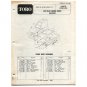 Original Toro 825 Rear Engine Rider Electric Model No. 56128-9000001 & Up Parts Catalog - 3313-895
