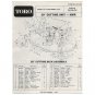 Original Toro 38” Cutting Unit - HMR - Model No. 55650-9000001 & Up - Parts Catalog - 3313-899