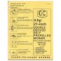 Original 1978 Coast To Coast Stores Owner’s Manual 4 hp 21" Self Propelled Mower Model 481-1550