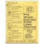 Original 1978 Coast To Coast Stores Owner’s Manual 8 hp 30" Lawn Tractor Model 481-1642