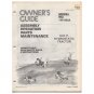 Original 1978 Coast To Coast Stores Owner’s Manual 16 H.P. Hydrostatic Tractor Model No. 149-990A