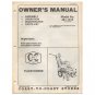 Original 1978 Coast To Coast Stores Owner’s Manual 5-hp Briggs & Stratton Engine Model 481-1014