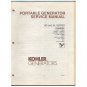 Original 1989 Kohler Portable Generator Service Manual HD and XL Series No. TP-5016
