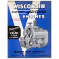 Original Wisconsin Engines Promotional Brochure VG4D V Engines No. S-206 (Vintage Collectible)