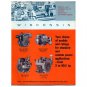 Original Wisconsin Engines Promotional Brochure 3 to 60.5 HP Engines No. S-352 (Vintage Collectible)