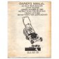Original 1984 Rally Owner’s Manual 22” Lawn Mower Model No. B110BR Manual Part No. 103726X 12/84