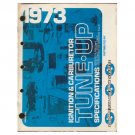 Original 1973 Standard Motor Ignition & Carburetor Tune-Up Specifications Chart - Form No. AF 640-13