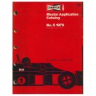 Original 1979 Champion Spark Plug Master Application Catalog Form No. 5