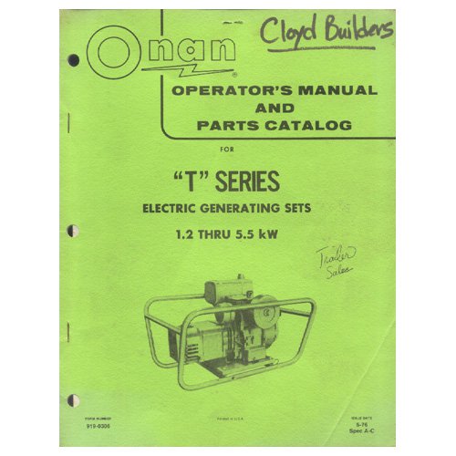 Onan rv generator manual pdf